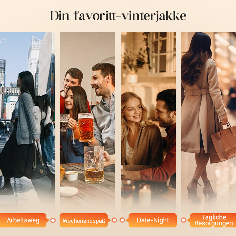 Langer, gesteppter Daunenmantel mit Kapuze für Damen🔥Kostenloser Versand🔥