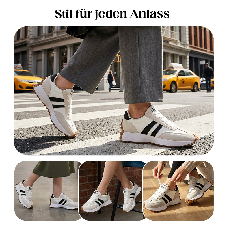 💎 57% RABATT! 💎 Damen-Freizeitschuhe – Klobige Sneaker mit 4 cm Platform, Rutschfest & Retro-Design in 6 Farben 🥿🌈