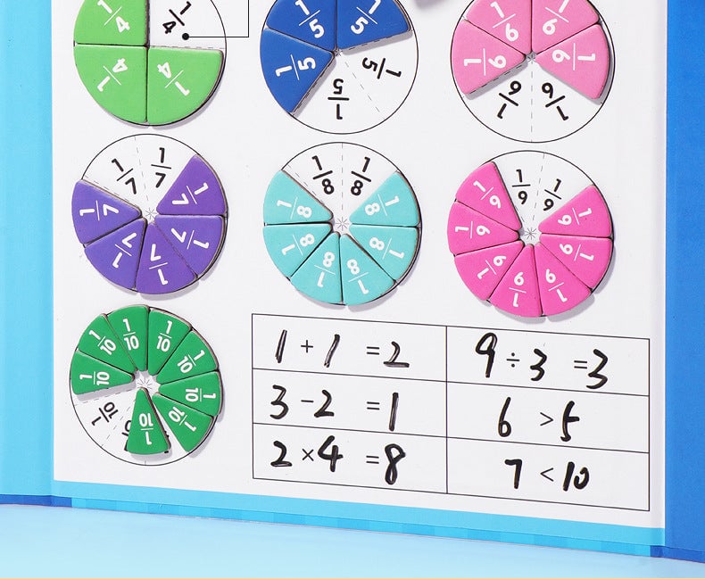 🧩50% RABATT! 🎨 Magnetisches Bruchpuzzle für Kinder – Fördert Feinmotorik, bunt & sicher – Perfekt für spielerisches Lernen zu Hause ✨