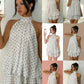 🥳2026 HEISSER SALE🥳💞50K+ VERKAUFT!💕🌸 50% RABATT! Damen Neckholder Minikleid – Lockere, schmeichelhafte Passform, fließt wunderschön. Auffälliger rückenfreier Stil hält Sie kühl. Lässig oder elegant kombinierbar. Größen S-2XL. 👗✅