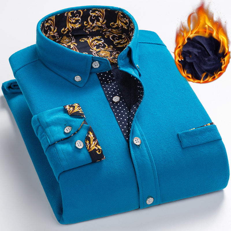 👔 60% RABATT JETZT! ✨ Herren Samtgewebe Hemd - Elegante Struktur mit Atmungsaktivem Tragekomfort für Business & Freizeit 🌟💼