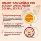 Set aus Schutzcreme und Bürste gegen Tränenspuren für Haustiere