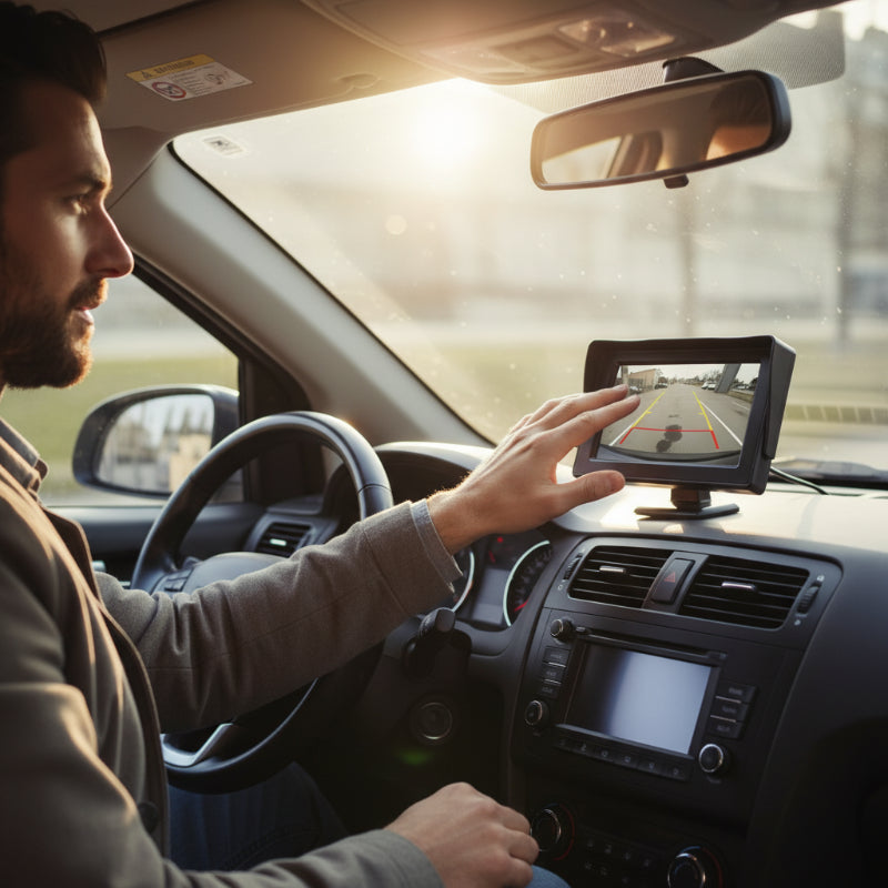 📺✨ 4,3-Zoll Auto-Display TFT-LCD – Doppel Videoeingänge + 9-35V Spannung + Kompakt Design! ✨