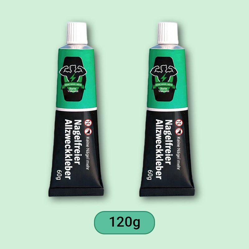 ✨Nagelfreier Allzweckkleber💧Universeller, starker, nagelfreier Kleber, wasserfest und kein Bohren erforderlich
