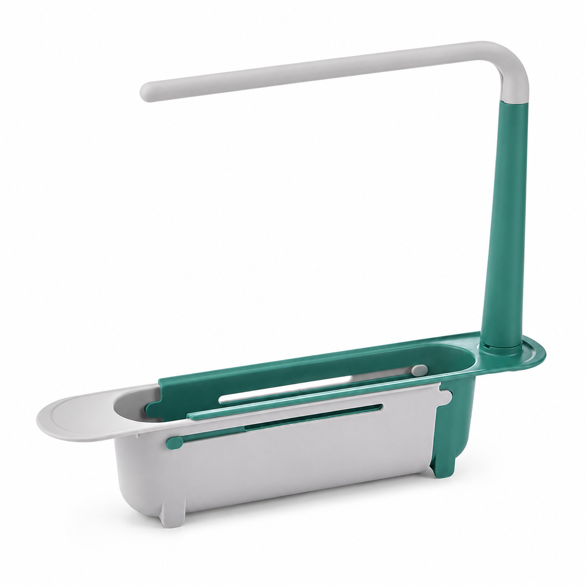 🚰 50% RABATT! 🧽 2-in-1 Spülbecken-Organizer – Ausziehbar mit Handtuchhalter ✨