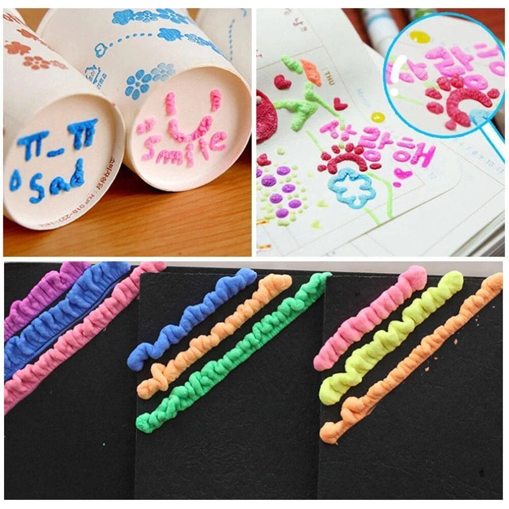 🔥🔥🔥 HEISSANGEBOT ！！！🎨 3D Puffy Art Pens™ – Kreative Reliefdesigns & DIY Kunstwerke