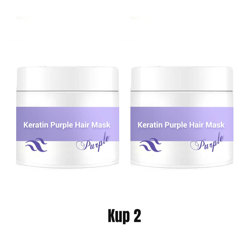 ✨Begrenzte Zeit: Kaufen Sie 3, erhalten Sie 2 gratis✨🧴💛 Keratin Lila Haarmaske & Lass die Haare im Wind wehen