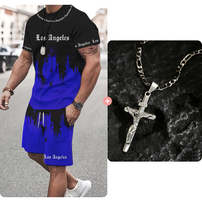✨ NUR JETZT: -50% 👕 Herren Grafik-Set ☀️ weich, luftig & auffällig modernes Design 🔥 Sommer Must-have 💫