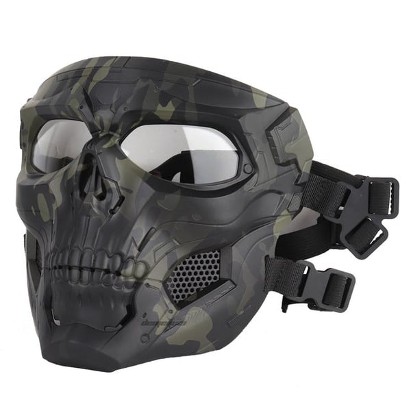 Schädel-Horror-Helm-Maske - 60% RABATT