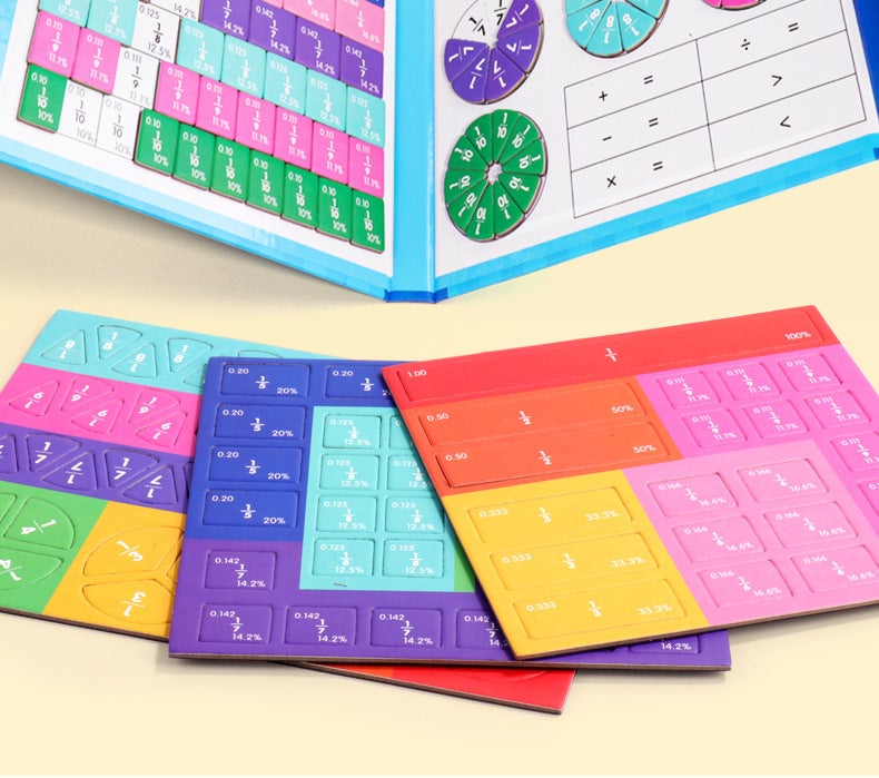 🧩50% RABATT! 🎨 Magnetisches Bruchpuzzle für Kinder – Fördert Feinmotorik, bunt & sicher – Perfekt für spielerisches Lernen zu Hause ✨