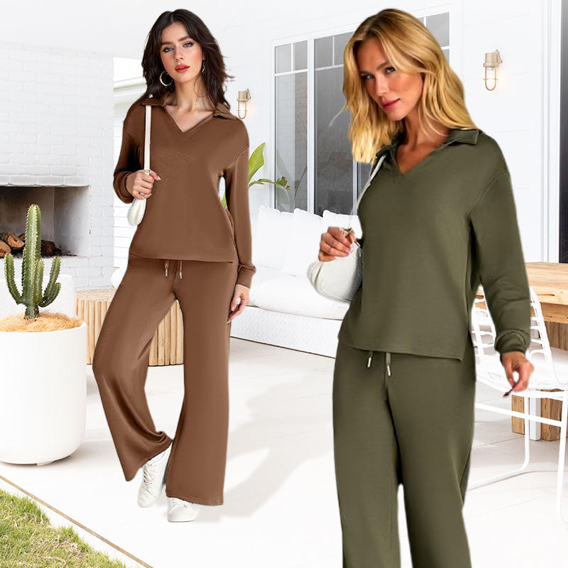 👚 60% RABATT! 🧥 Damen 2-teiliges Sweatshirtset – Bequemer Stoff, Lässiger Style & Perfekt für Alltag und Freizeit 🛍️