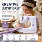 🧵 50% RABATT! 🛍️ Mini-Nähmaschine für Zuhause – 12 Stiche, robust & kompakt – Ideal für Reparaturen & DIY-Projekte ✂️