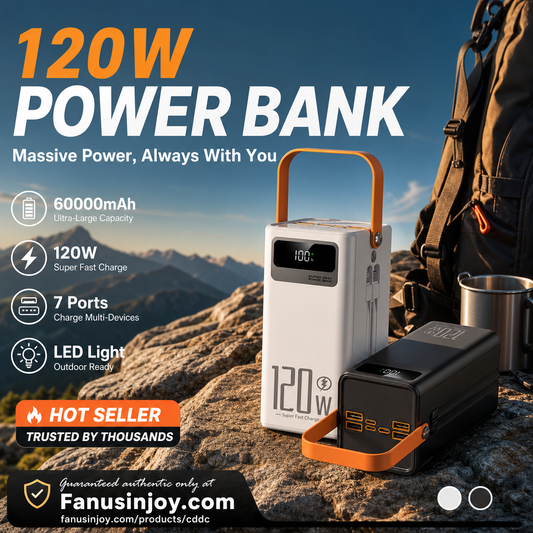 ⏳️Zeitlich begrenzt 50% Rabatt! ⛺Tragbare Outdoor-Schnelllade-Powerbank mit LED-Licht🔋
