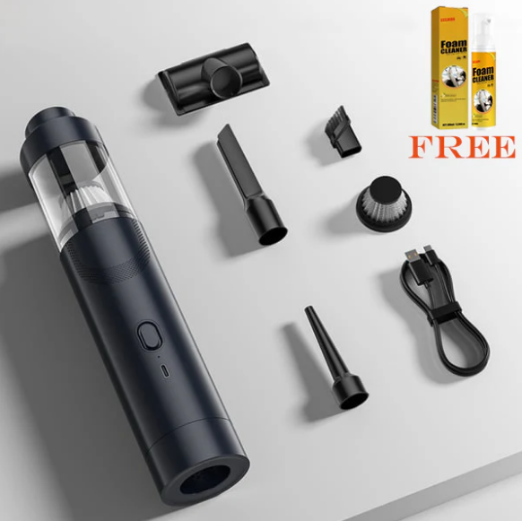 💥Aktion – 50 % Rabatt💥Tragbarer kabelloser Autostaubsauger mit hoher Saugkraft