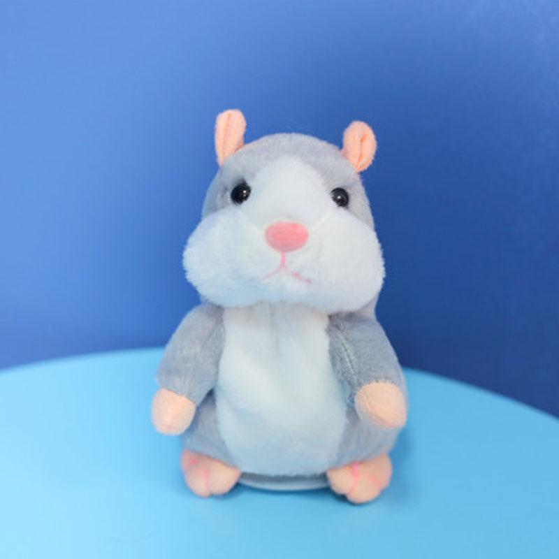 🎉LAST DAY SALE 50% OFF!!🎁Talking Hamster Plush Toy, Interactive Repeating Hamster Stuffed Doll for Kids & Party Gift 🐹