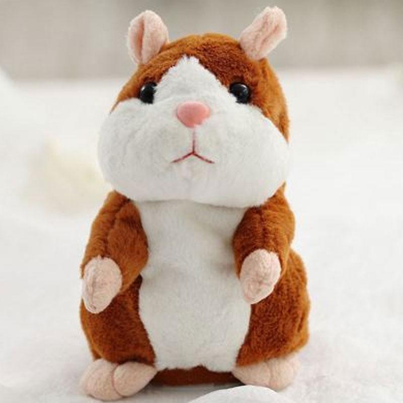 🎉LAST DAY SALE 50% OFF!!🎁Talking Hamster Plush Toy, Interactive Repeating Hamster Stuffed Doll for Kids & Party Gift 🐹