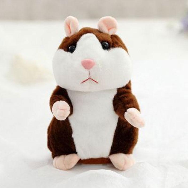 🎉LAST DAY SALE 50% OFF!!🎁Talking Hamster Plush Toy, Interactive Repeating Hamster Stuffed Doll for Kids & Party Gift 🐹