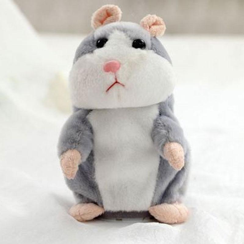 🎉LAST DAY SALE 50% OFF!!🎁Talking Hamster Plush Toy, Interactive Repeating Hamster Stuffed Doll for Kids & Party Gift 🐹