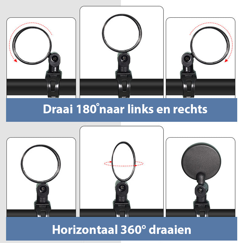 ⏳Zeitlich begrenzt: 50 % Rabatt⏰Um 360 Grad drehbarer Rückspiegel🚴‍♂️🔎
