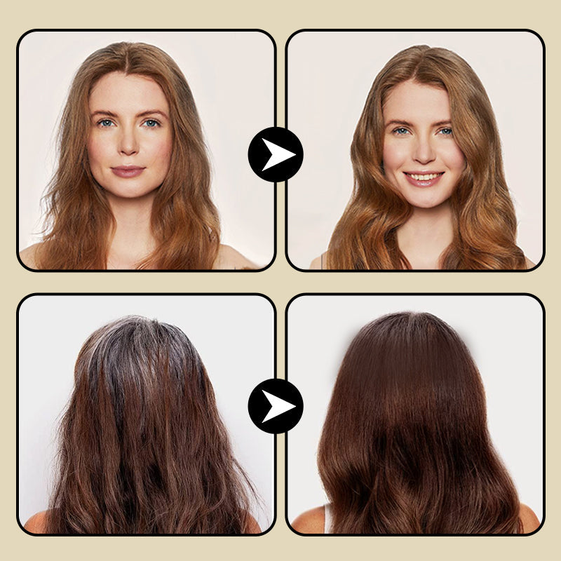 🔥Black-Friday-Mega-Angebot – 50 % Rabatt!🔥Temporäre Haarfärbemaske mit Applikationskamm - Sofortige Grauabdeckung für Haare & Bart