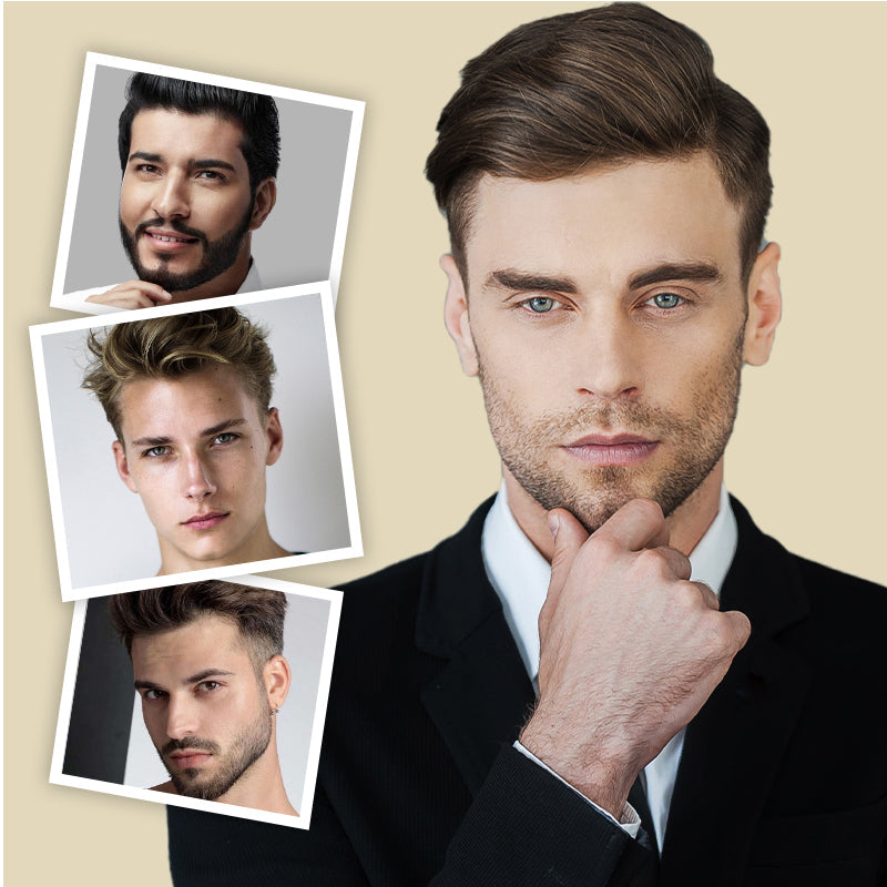 🔥Black-Friday-Mega-Angebot – 50 % Rabatt!🔥Temporäre Haarfärbemaske mit Applikationskamm - Sofortige Grauabdeckung für Haare & Bart