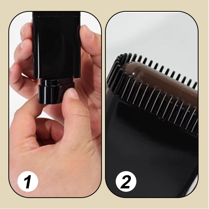 🔥Black-Friday-Mega-Angebot – 50 % Rabatt!🔥Temporäre Haarfärbemaske mit Applikationskamm - Sofortige Grauabdeckung für Haare & Bart
