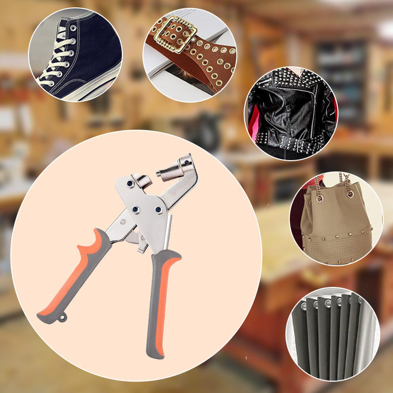 🛠️ LIMITED-TIME 50% RABATT! ✨ Ösenzange Set – Robust, Komplett, Für Planen & Leder 🔩