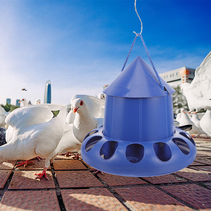 ⏳Begrenzte Zeit 50% Rabatt💥Taubenfütterungsautomat mit 11 Löchern und Aufhängeseil
