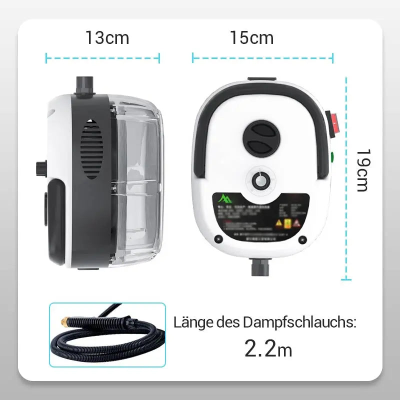 🔥50 % RABATT! 💨 INDUSTRIELLE DAMPFREINIGER 2500 W – Chemikalienfreie Desinfektion und Fettentfernung, ideal für Küchen 🌟🧼