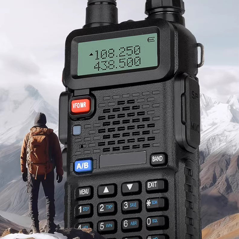 🔥Heißer Verkauf 50 % Rabatt🔥📡 UV-5R Amateurfunkgerät mit großer Reichweite UV5R Funkgerät Dualband Walkie