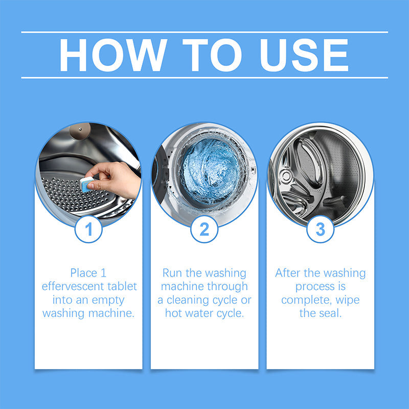 🔥Solange der Vorrat reicht 55 % Rabatt!🎉Leistungsstarke Waschmaschinen-Reiniger Tabletten