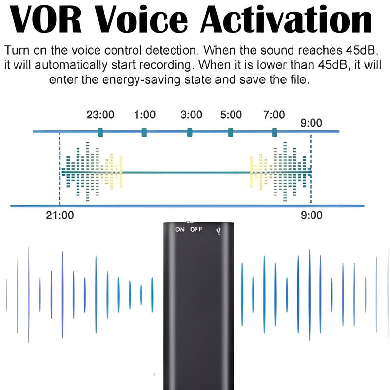 ✨🎅Weihnachtsangebote – Nur für kurze Zeit!⏰Mini Digital Audio Voice Recorder Pen Dictaphone