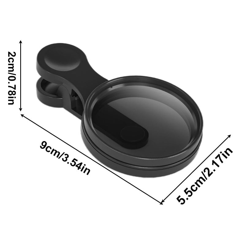 Ultra Slim Zirkular-Polarisationsfilter mit Klemme
