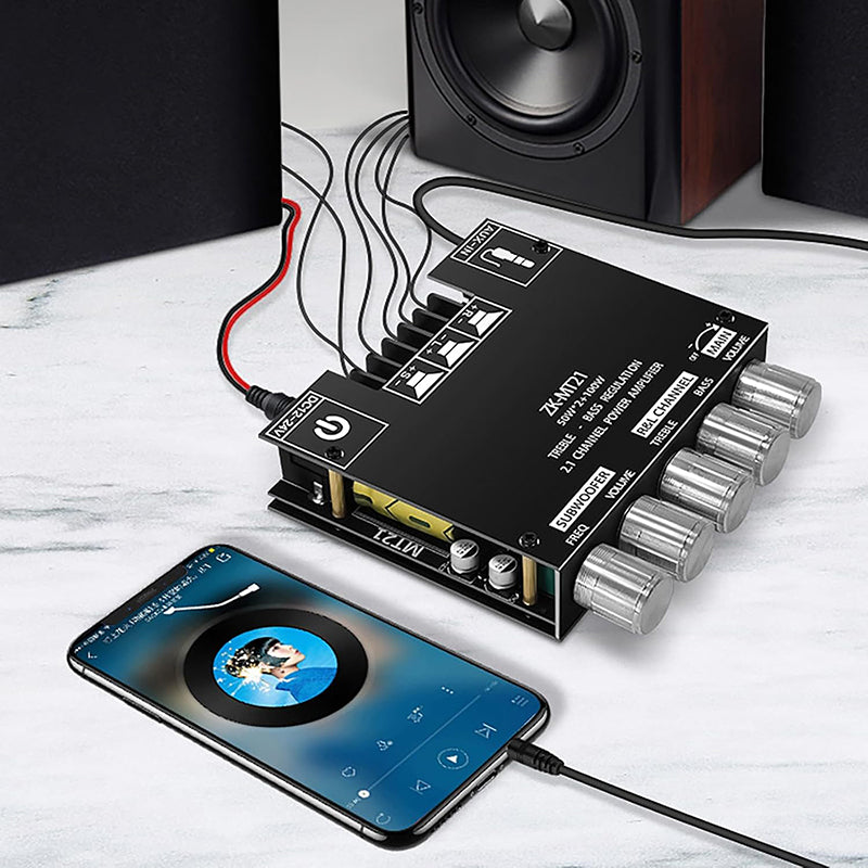🔊 50% RABATT! 🎵 Bluetooth-2.1-Kanal-Audio-Verstärkermodul – Drahtlos, kraftvoller Klang & kompakt – Ideal für Musikliebhaber & DIY-Lautsprecherprojekte ⚡