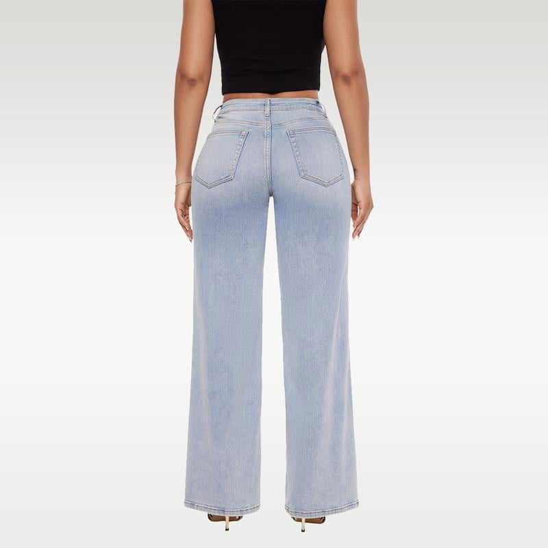 🔥Neues Modell, zeitlich begrenzter 49%-Rabatt🔥Lockere Jeans mit mittelhohem bis niedrigem Bund