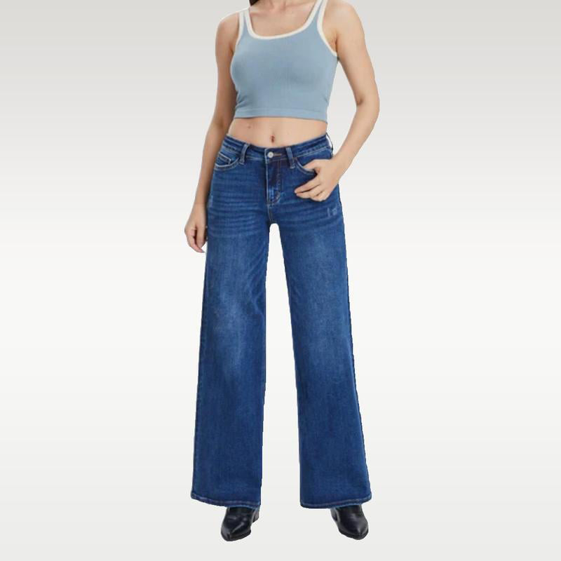 🔥Neues Modell, zeitlich begrenzter 49%-Rabatt🔥Lockere Jeans mit mittelhohem bis niedrigem Bund