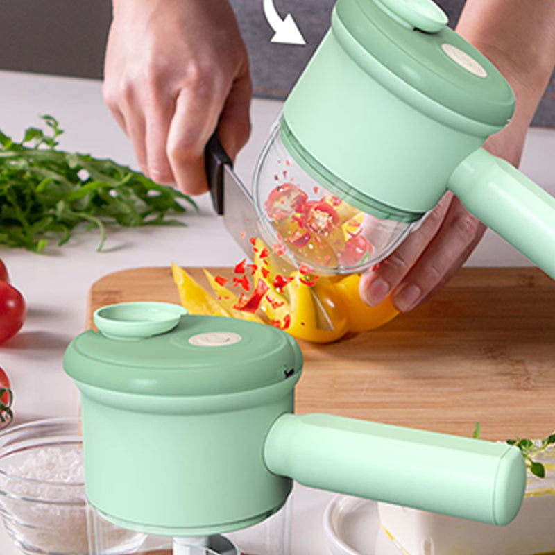 ✨50% Rabatt✨Elektrischer, wiederaufladbarer Hand-Gemüsehäcksler und -Hobel🌿