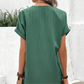 👗 50% RABATT! ✨ V-Ausschnitt-Kleid mit Knopfleiste – Einfarbig, bequem & vielseitig – Ideal für Alltag, Büro & Freizeit 🌸