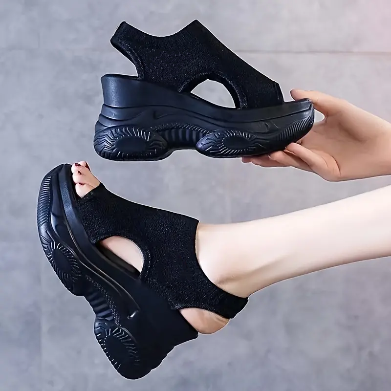 💥Sonderangebot：Offene Damen-Keilsandalen
