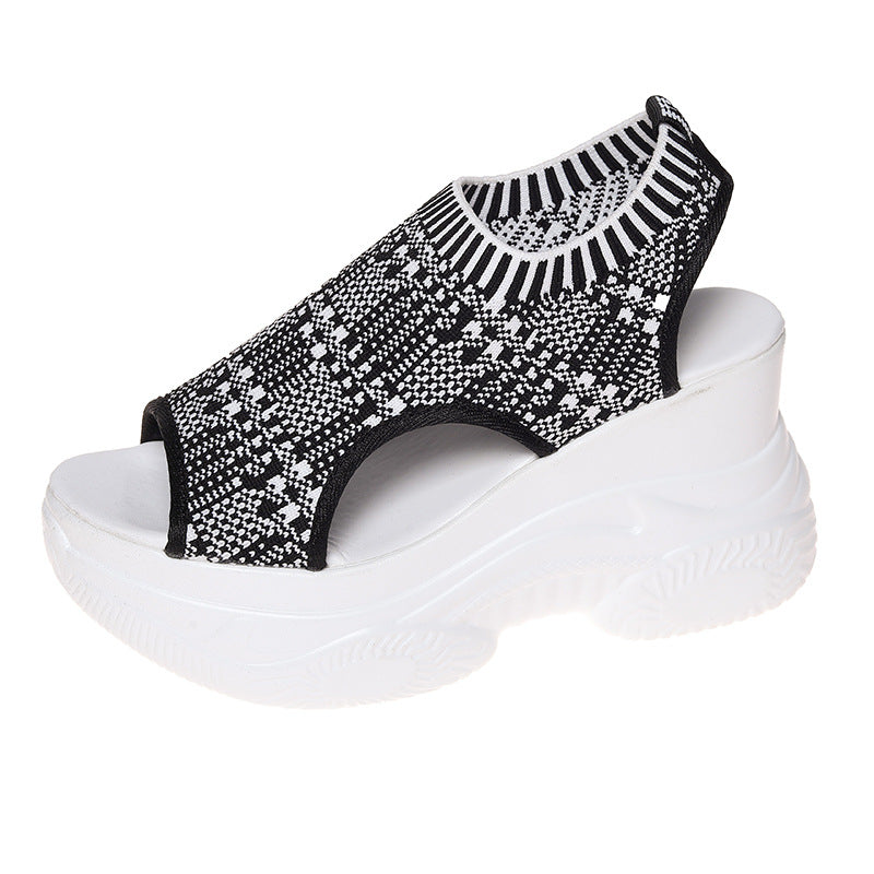 💥Sonderangebot：Offene Damen-Keilsandalen