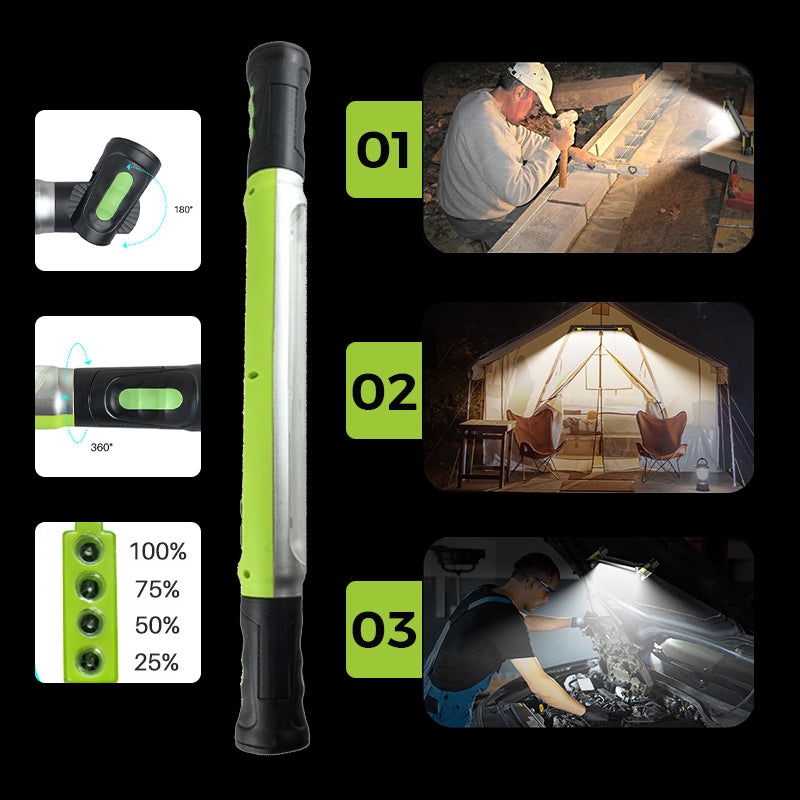 🔦 50% RABATT! 💡 LED-Arbeitsleuchte mit Magnetfuß – Vielseitig & praktisch ✨