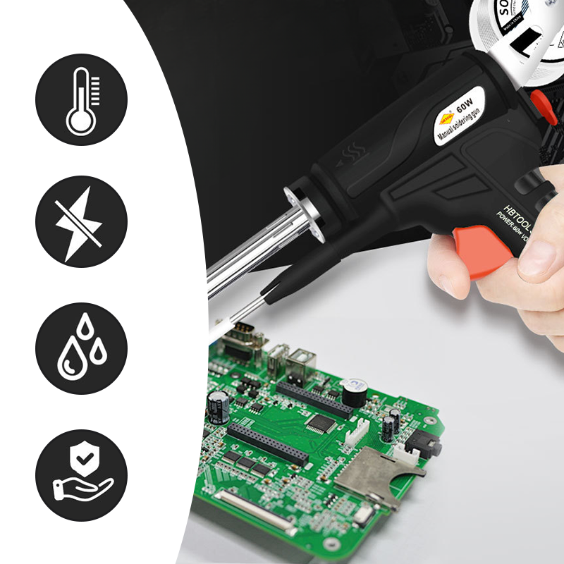 🥳60-W-Lötkolben-Set für 220 V EU, mit Lötdraht und Zubehör