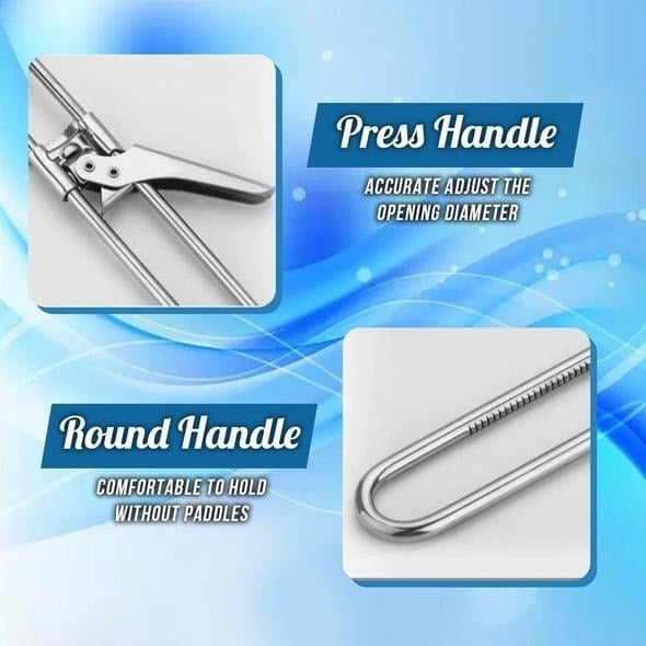 🥳2026 HEISSER DEAL🥳💞50K+ VERKAUFT! 🔥 50% RABATT! Verstellbarer Edelstahl-Glas- & Flaschenöffner – Zahnprofil, rutschfeste Arretierung, für Deckel bis 10 cm. Müheloses Öffnen! 🛡️💪