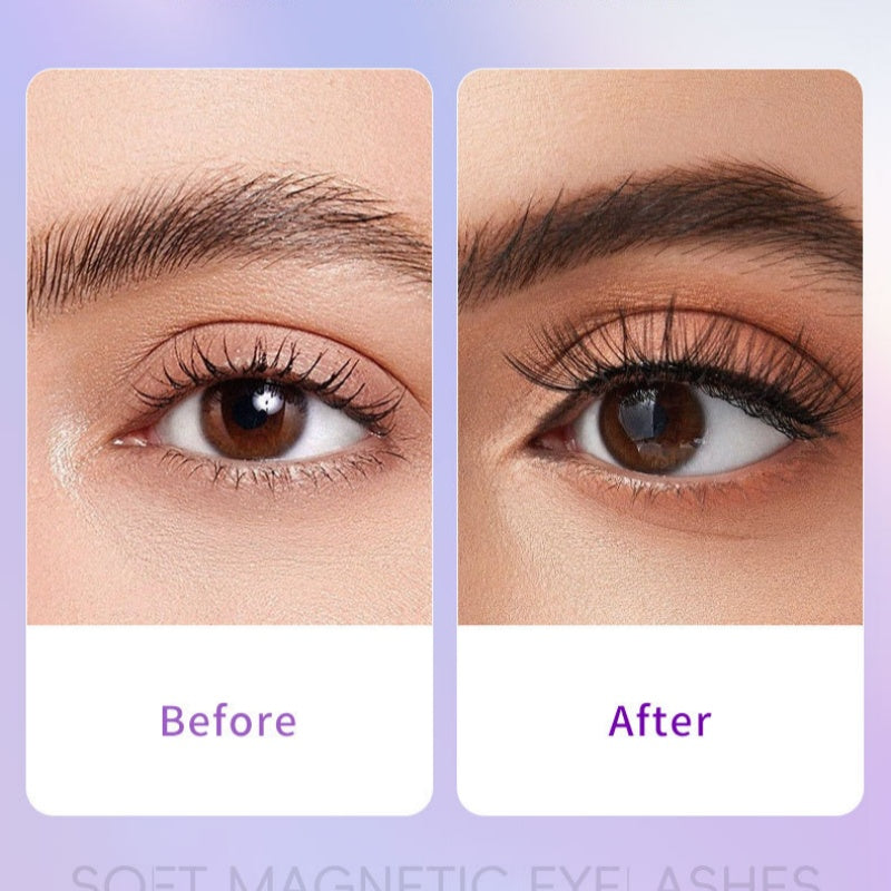 💖Wiederverwendbare magnetische Wimpern mit Applikator💯