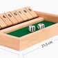🔥Letzter Tag des Ausverkaufs 50 % Rabatt🔥🎲LUSTIGE FAMILIENSPIELE – Shut The Box Brettspiel