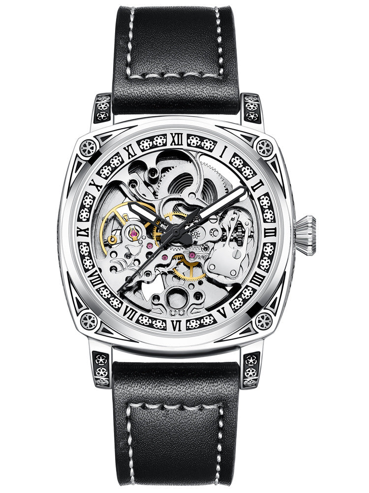💥Heißer Verkauf 50 % Rabatt⌚Business-Mode-Analoguhr mit rundem Zifferblatt und Lederarmband