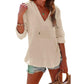👗 50% RABATT! ⏰ Übergroßes Strandkleid mit Kapuze – Langärmlig, V-Ausschnitt & Tasche – Leicht, luftig & perfekt für den Sommer – ideal für Strand, Reisen oder entspannte Tage ☀️🌊✨