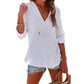 👗 50% RABATT! ⏰ Übergroßes Strandkleid mit Kapuze – Langärmlig, V-Ausschnitt & Tasche – Leicht, luftig & perfekt für den Sommer – ideal für Strand, Reisen oder entspannte Tage ☀️🌊✨