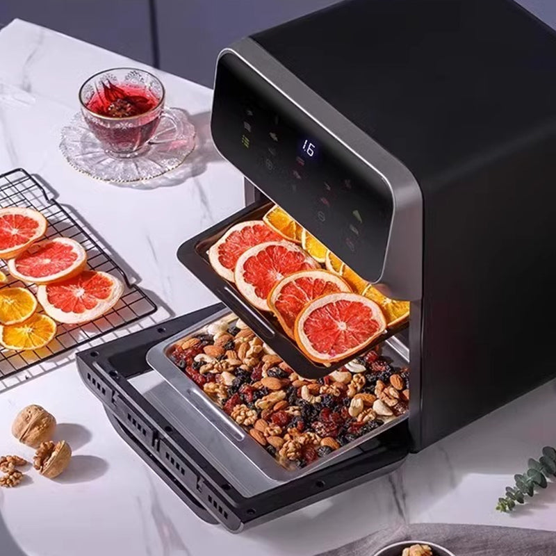 🔥60% Rabatt - TOP ANGEBOT🍳🍗 Multifunktionale Heißluftfritteuse mit Sichtfenster & Touchscreen | Kostenloser Versand✈️