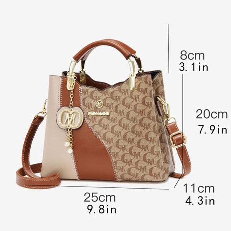 🎒 ✨👜 Vielseitige, elegante Handtasche im Retro-Stil, leicht und luxuriös, als Umhängetasche zu tragen